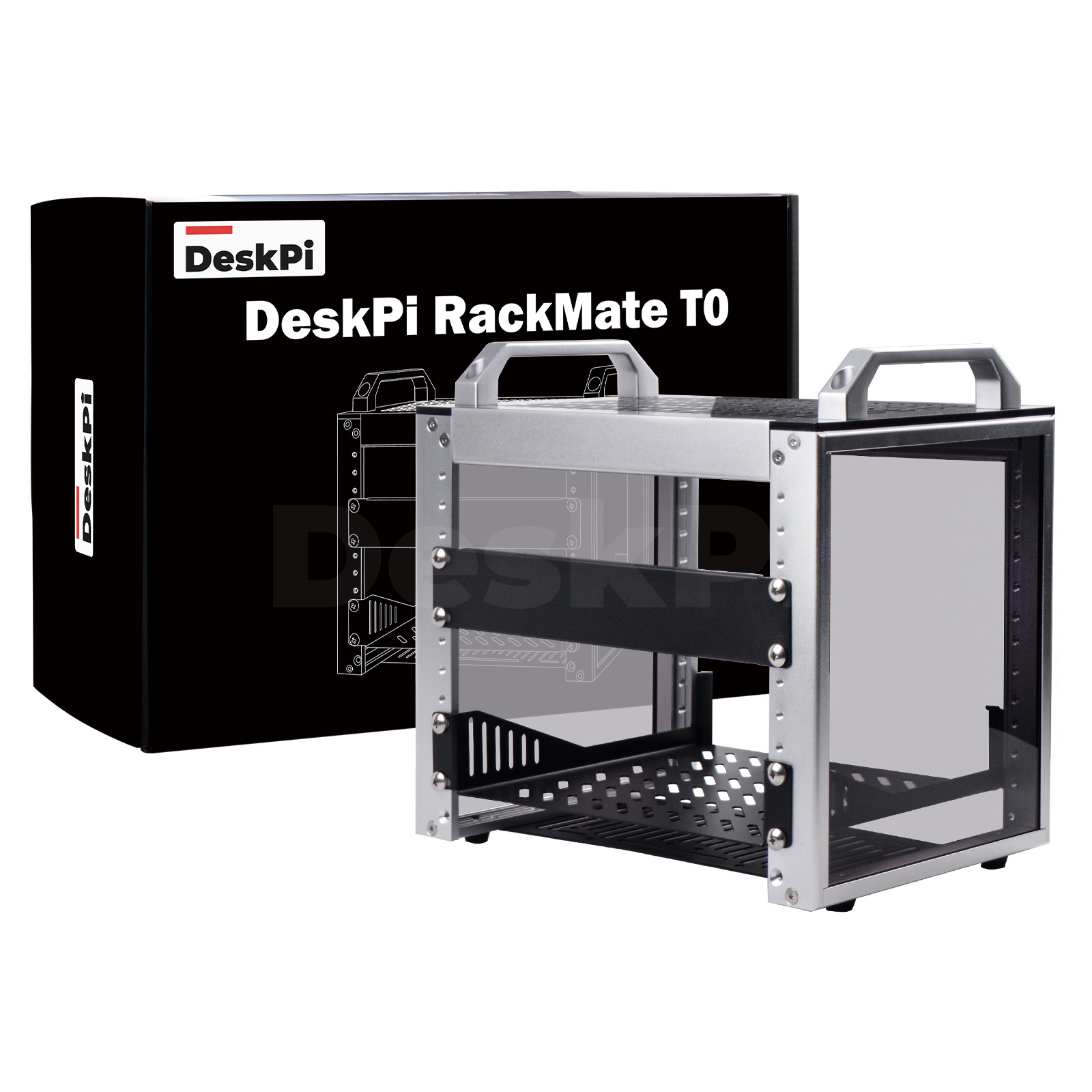 Deskpi Super6C - DeskPi RackMate T0 Rackmount، خزانة خادم