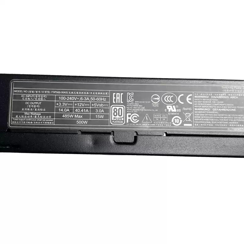 وحدة تزويد الطاقة FSP500-30AS  - مراجعة Atx Power Supply 1U Flex 500W وسعره